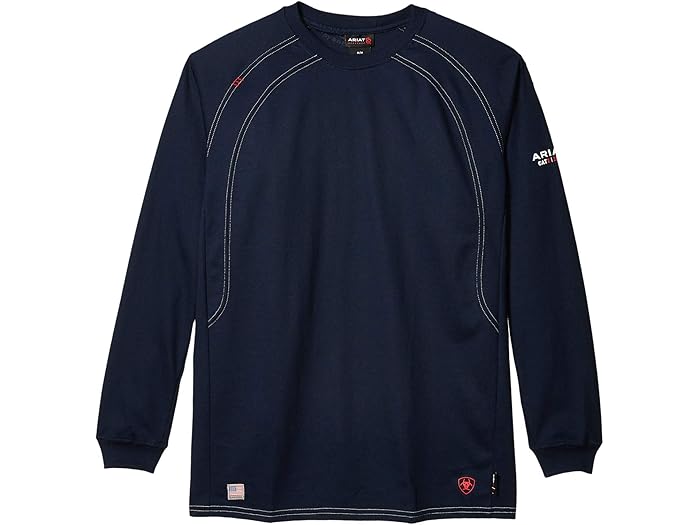 (取寄) アリアット メンズ Fr ワーク クルー Tシャツ Ariat men FR Work Crew T-Shirt Navy 17,997円