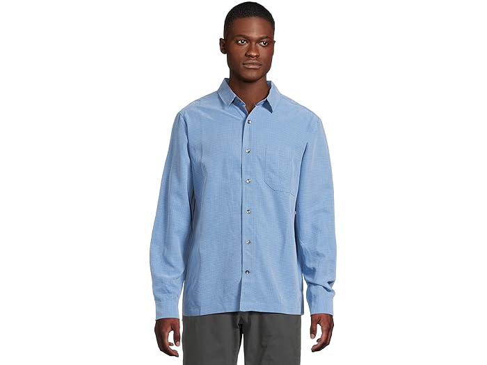(取寄) ロイヤルロビンズ メンズ デザート パッカー ドライ ロング スリーブ Royal Robbins men Desert Pucker Dry Long Sleeve Parisian Blue