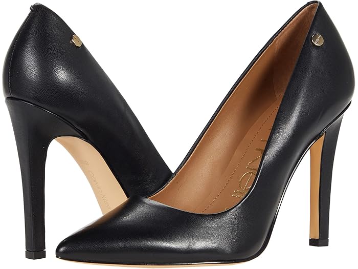 (取寄) カルバンクライン レディース ブレディー Calvin Klein women Brady Black Leather