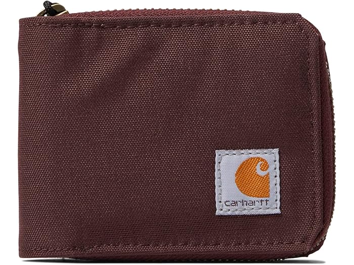 (取寄) カーハート ナイロン ダック ジッパー ウォレット Carhartt Nylon Duck Zipper Wallet Deep Wine