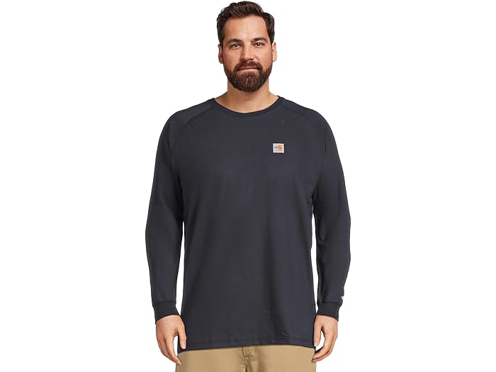(取寄) カーハート メンズ ビッグ アンド トール フレームレジスタント フォース ロング スリーブ Tシャツ Carhartt men Big & Tall Flame-Resistant Force Long Sleeve T-Shirt Dark Navy