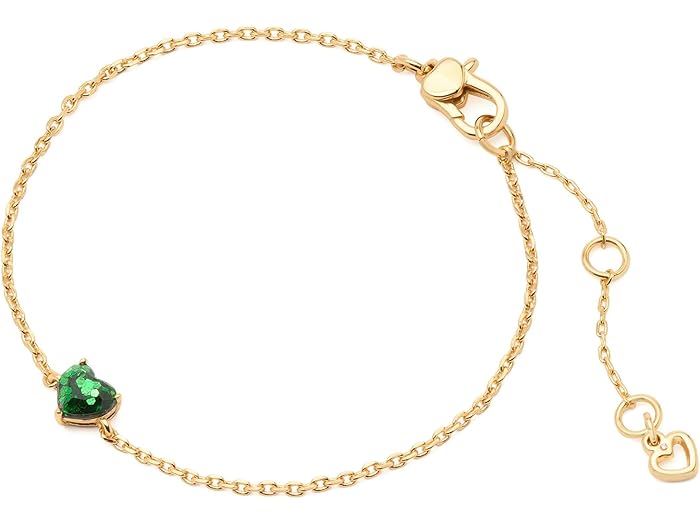(取寄) ケイトスペード レディース マイ ラブ ライン ブレスレット Kate Spade New York women My Love Line Bracelet Green/Gold