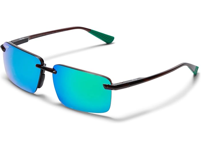 (取寄) マウイ ジム メンズ ラウリマ AF Maui Jim men Laulima AF Shiny Trans Brown/Mauigreen Polarized 42,924円