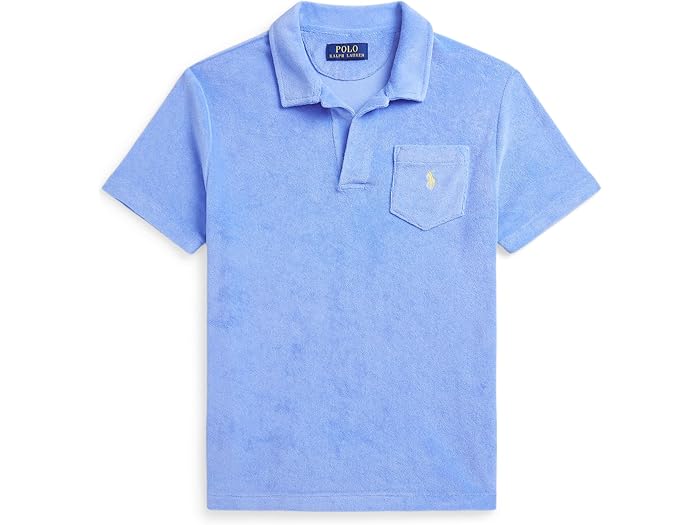 (取寄) ラルフローレン キッズ ボーイズ テリー ポロ シャツ (ビッグ キッド) Polo Ralph Lauren Kids boys Terry Polo Shirt (Big Kid) Harbor Island Blue
