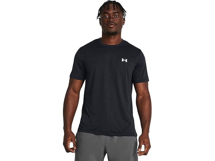 (取寄) アンダーアーマー メンズ ストリーカー Tシャツ Under Armour men Streaker T-Shirt Black/Reflective