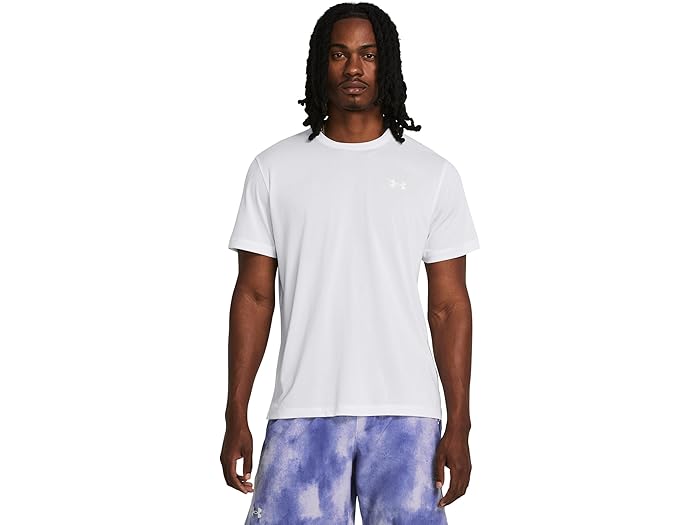 (取寄) アンダーアーマー メンズ ストリーカー Tシャツ Under Armour men Streaker T-Shirt White/Reflective