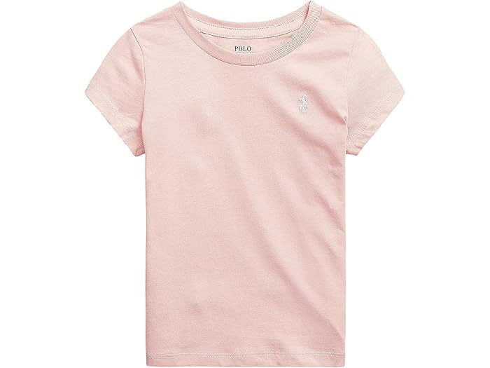 (取寄) ラルフローレン キッズ ガールズ ショート スリーブ ジャージ Tシャツ (リトル キッズ) Polo Ralph Lauren Kids girls Short Sleeve Jersey T-Shirt (Little Kids) Hint Of Pink