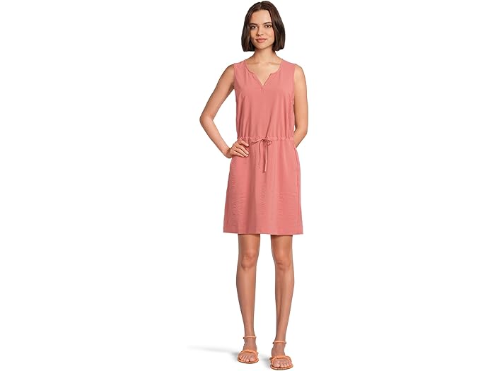(取寄) エルエルビーン レディース ベンチャーストレッチ シアサッカー ドレス L.L.Bean women VentureStretch Seersucker Dress Sienna Brick