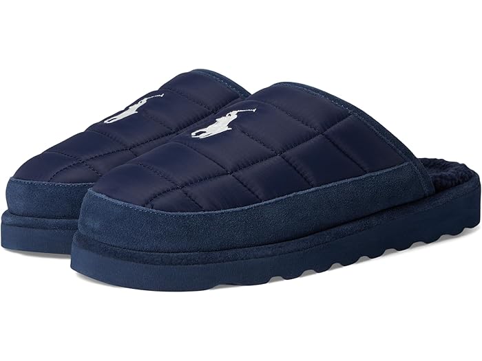 Ralph Lauren POLO ファー裏地 リボン付 モカシン スリッパ Ralph Lauren POLO ファー裏地 リボン付 モカシン スリッパ