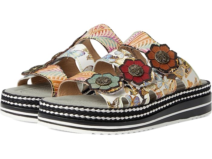 (取寄) ラルティストバイスプリングステップ レディース L'Artiste by Spring Step women Naomi-Monarch Tan Multi