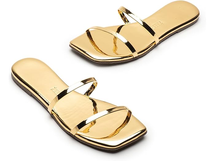 (取寄) ティキーズ レディース スクエア トゥ ジェンマ ミラー TKEES women Square Toe Gemma Mirror Gold
