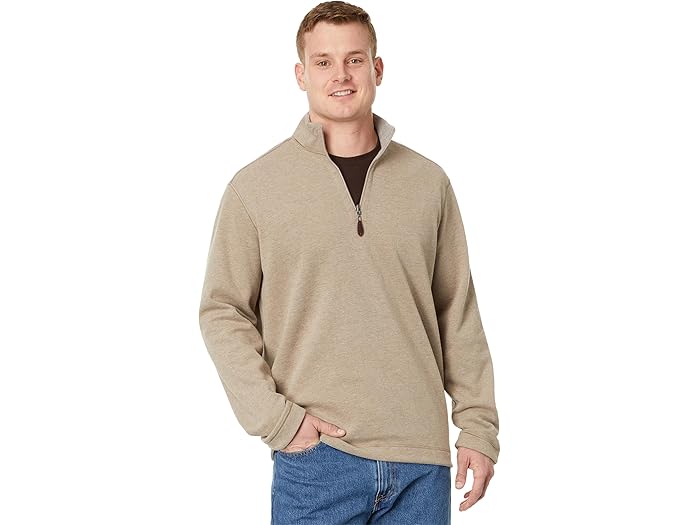 (取寄) ジョンストン&マーフィー メンズ リバーシブル 1/4 ジップ Johnston & Murphy men Reversible 1/4 Zip Oatmeal/Gray 22,180円