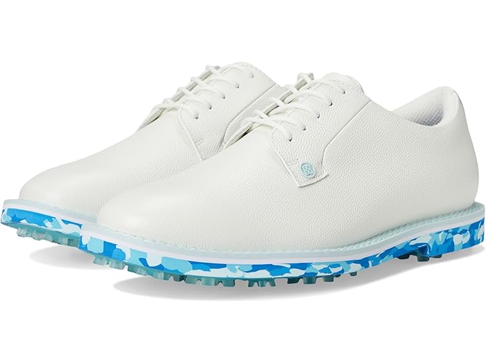 (取寄) ジーフォア メンズ ギャリバン カモ レザー ゴルフ シューズ GFORE men Gallivanter Camo Leather Golf Shoes Snow/Mosaic