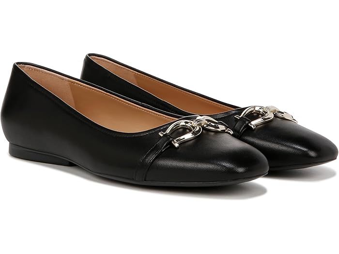 (取寄) ナチュラライザー レディース シャーロット Naturalizer women Charlotte Black Leather画像
