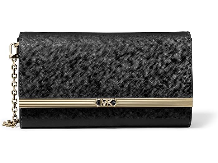 (取寄) マイケルコース レディース モナ ラージ イースト/ウエスト クラッチ MICHAEL Michael Kors women Mona Large East/West Clutch Black