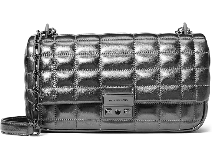 (取寄) マイケルコース レディース トライベッカ ラージ コンバーチブル チェイン ショルダー MICHAEL Michael Kors women Tribeca Large Convertible Chain Shoulder Gunmetal