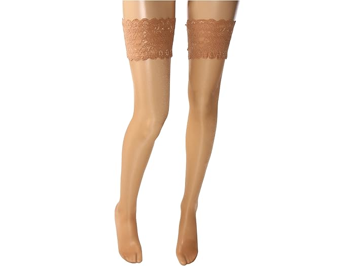 (取寄) ウォルフォード レディース サテン タッチ 20 ステイ-アップ タイ ハイズ Wolford women Satin Touch 20 Stay-Up Thigh Highs Gobi