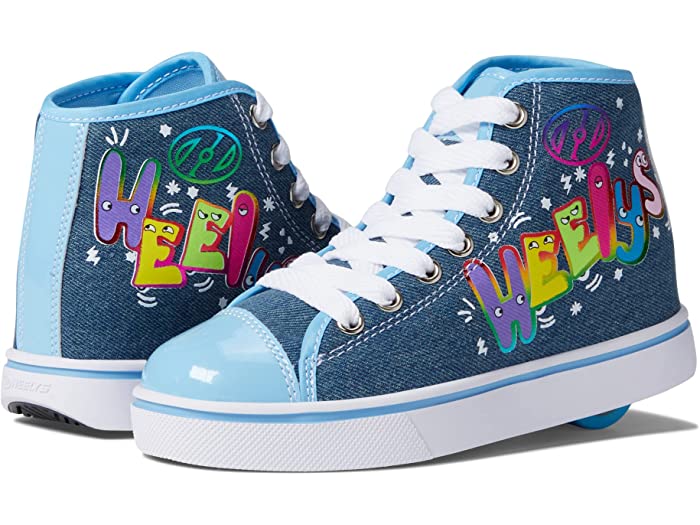 (取寄) ヒーリーズ ガールズ ヴェロッツ (リトル キッズ ビック キッズ アダルト) Heelys girls Veloz (Little Kid Big Kid Adult) Denim Multi Rainbow 1