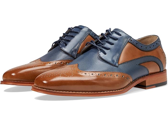 (取寄) ステイシー アダムス メンズ ウイング ティップ レース-アップ Stacy Adams men Ivingale Wing Tip Lace-Up Tan Multi