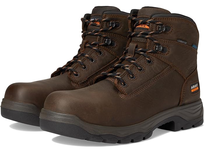 (取寄) アリアット メンズ ターボ 6 ウォータープルーフ カーボン トゥ ワーク ブーツ Ariat men Turbo Duratread 6\