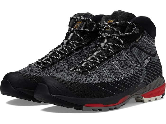 (取寄) アゾロ メンズ ファルコン エボ ジャカード GV Asolo men Falcon EVO Jaquard GV Black/Red
