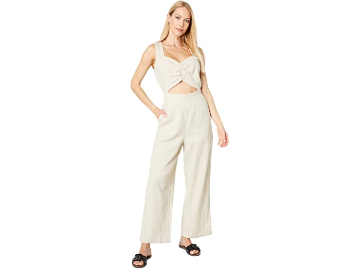 (取寄) ロスト ワンダー レディース コースタル ドリーム ジャンプスーツ Lost Wander women Coastal Dream Jumpsuit Oatmeal