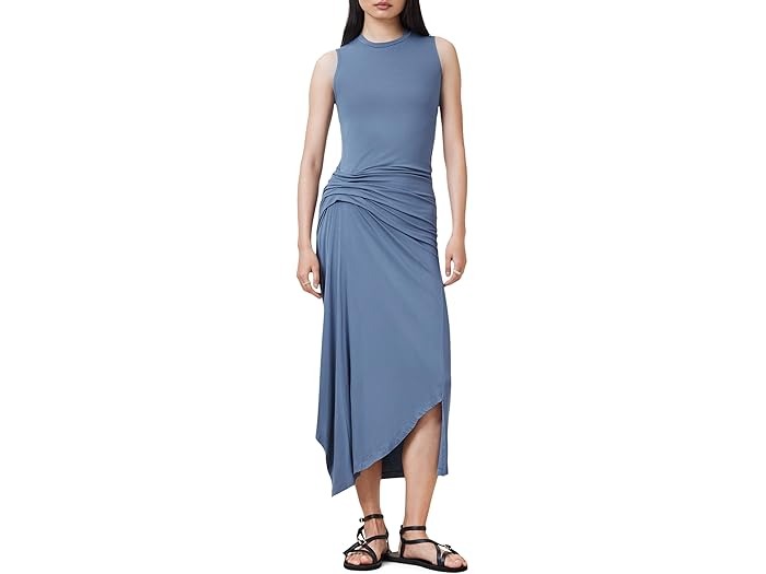 (取寄) オールセインツ レディース リヴィ スリーブレス ドレス AllSaints women Rivi Sleeveless Dress Flint Stone Blue