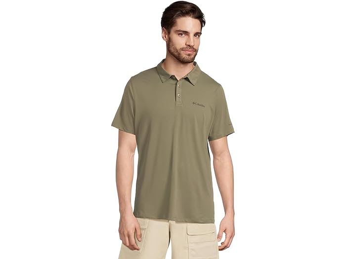 (取寄) コロンビア メンズ テック トレイル ユーティリティ ポロ Columbia men Tech Trail Utility Polo Stone Green 7,618円