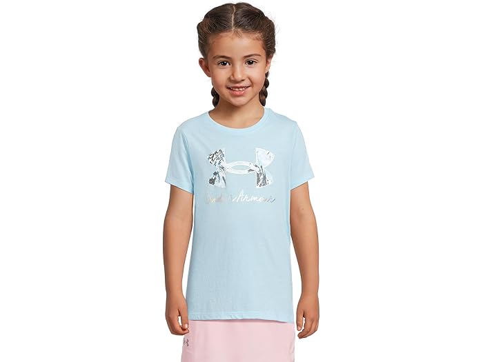 (取寄) アンダーアーマー キッズ ガールズ スクリプト ロゴ ティー (ビッグ キッズ) Under Armour Kids girls Script Logo Tee (Big Kids) Stream
