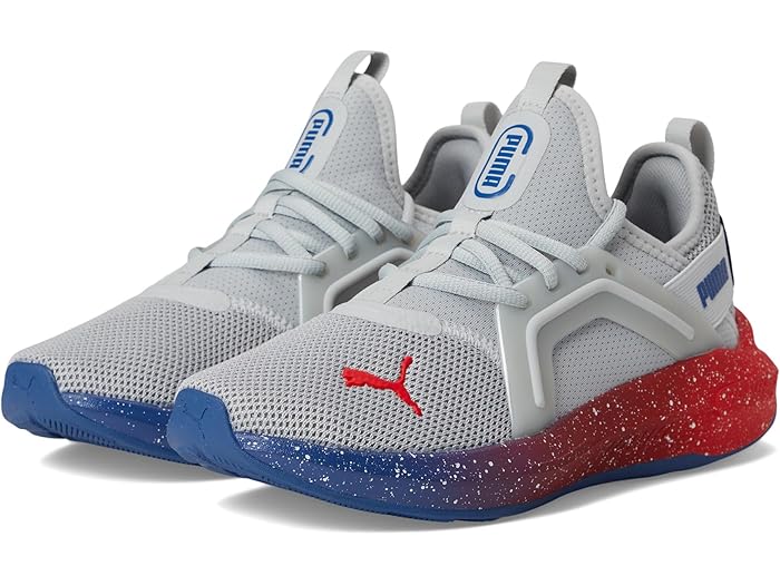 (取寄) プーマ キッズ キッズ ソフトライド エンゾ (ビッグ キッド) PUMA Kids kids Softride Enzo (Big Kid) Cool Light Gray/Blazing Blue/For All Time Red