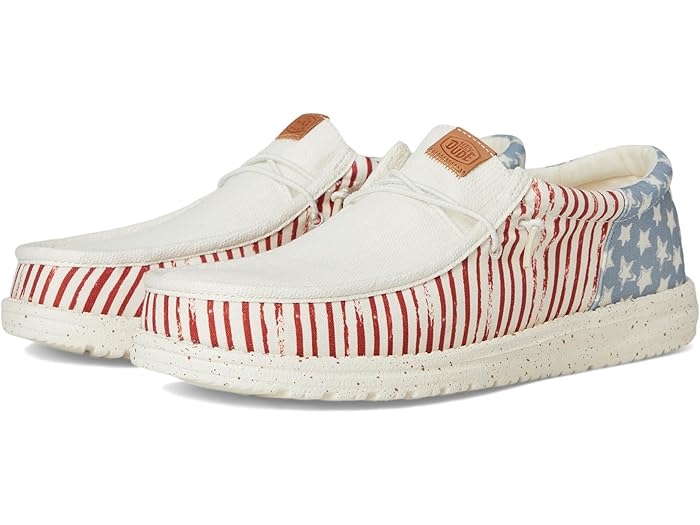 (取寄) ヘイ デュード メンズ ウォーリー ファンク アメリカーナ スターズ Hey Dude men Wally Funk Americana Stars American Flag画像