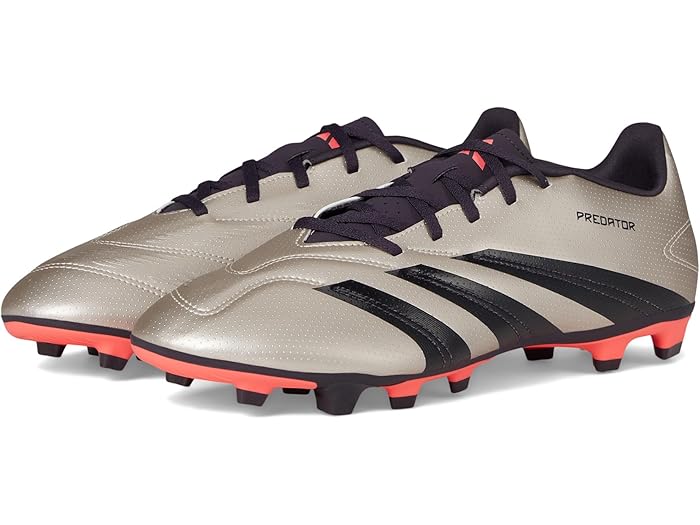 (取寄) アディダス メンズ プレデター クラブ フットボール ブーツ フレキシブル グランド adidas men Predator Club Football Boots Flexible Ground Platin Metallic/Aurora Black/Turbo