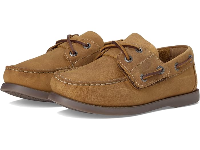 (取寄) ジョンストン&マーフィー キッズ ボーイズ ゼケ ボート シューズ (トドラー) Johnston & Murphy Kids boys Zeke Boat Shoes (Toddler) Light Tan Oiled Full Grain