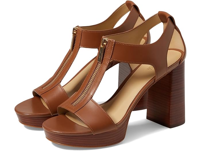 (取寄) マイケルコース レディース バークレー ミッド サンダル MICHAEL Michael Kors women Berkley Mid Sandal Luggage