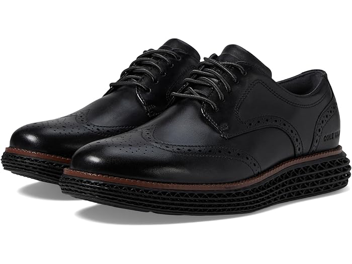(取寄) コールハーン メンズ オリジナル グランド 2.0 ウイング ティップ オックスフォード Cole Haan men Original Grand 2.0 Wing Tip Oxford Black