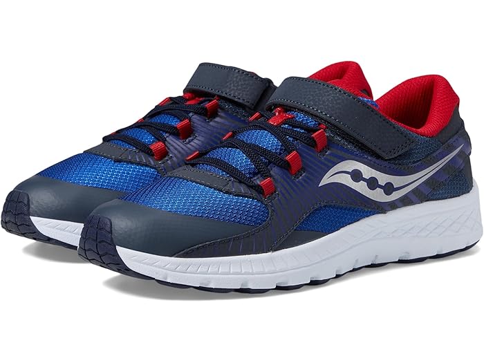 (取寄) サッカニー キッズ キッズ ベローチャー A/C (リトル キッド/ビッグ キッド) Saucony Kids kids Velocer A/C (Little Kid/Big Kid) Navy/Red 1