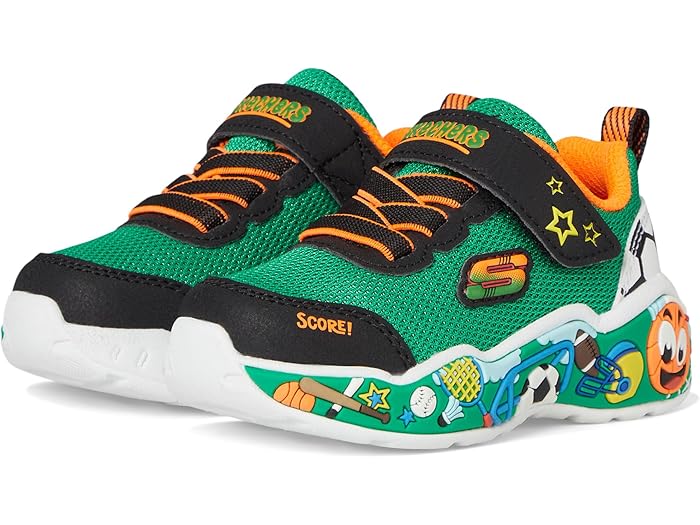 (取寄) スケッチャーズ スニーカー キッズ ボーイズ プレイ シーン 407312N (トドラー) SKECHERS KIDS boys Play Scene 407312N (Toddler) Green/Multi