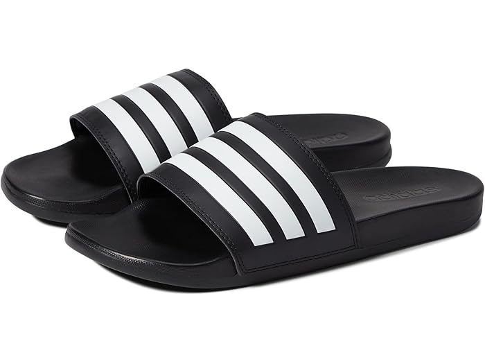 (取寄) アディダス アディレッタ コンフォート スライド adidas Adilette Comfort Slides Black/White/Black 3