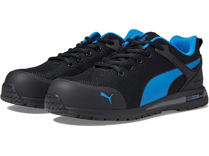 (取寄) プーマ セーフティー メンズ レビティ ニット ロウ ASTM エー PUMA Safety men Levity Knit Low ASTM EH Black/Blue
