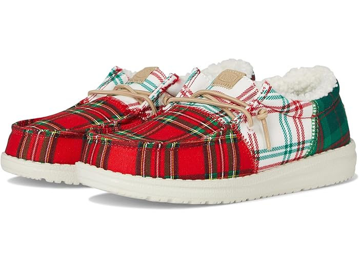 (取寄) ヘイデュードキッズ キッズ ウォーリー (リトル キッド/ビッグ キッド) Hey Dude Kids kids Wally (Little Kid/Big Kid) Red/White/Green画像