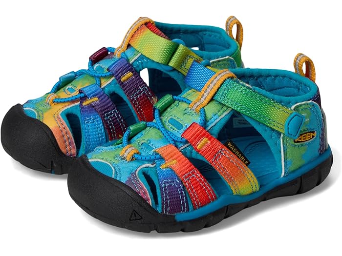 (取寄) キーン キッズ ボーイズ シーキャンプ リ シーエヌエックス (トドラー) KEEN Kids boys Seacamp II CNX (Toddler) Vivid Blue/Original Tie-Dye