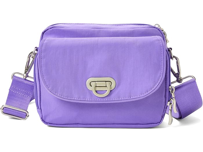 (取寄) バッガリーニ レディース コースタル フリップ ロック カメラ バッグ クロスボディ Baggallini women Coastal Flip Lock Camera Bag Crossbody Lavender Surf