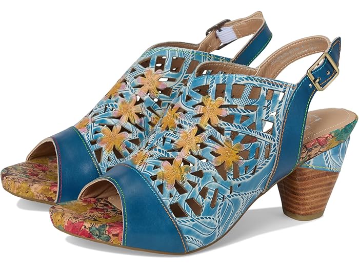 (取寄) ラルティストバイスプリングステップ レディース L'Artiste by Spring Step women Eclipsing Blue Multi