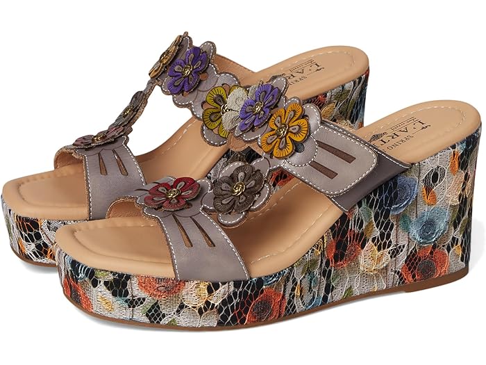 (取寄) ラルティストバイスプリングステップ レディース カプリース L'Artiste by Spring Step women Caprice Grey