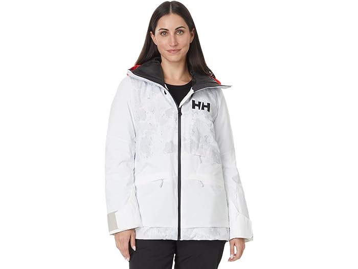 (取寄) ヘリーハンセン レディース パウチェイサー 2.0 ジャケット Helly Hansen women Powchaser 2.0 Jacket Grey Fog Snow