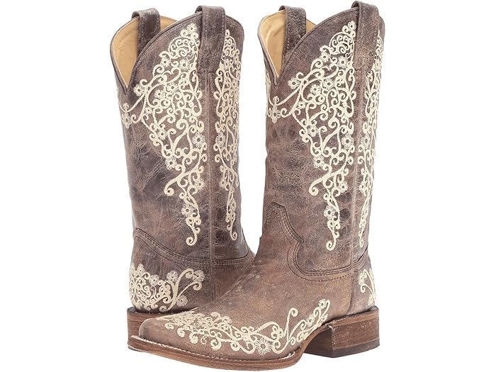 (取寄) コーラル ブーツ レディース A2663 Corral Boots women A2663 Brown/Crater Bone