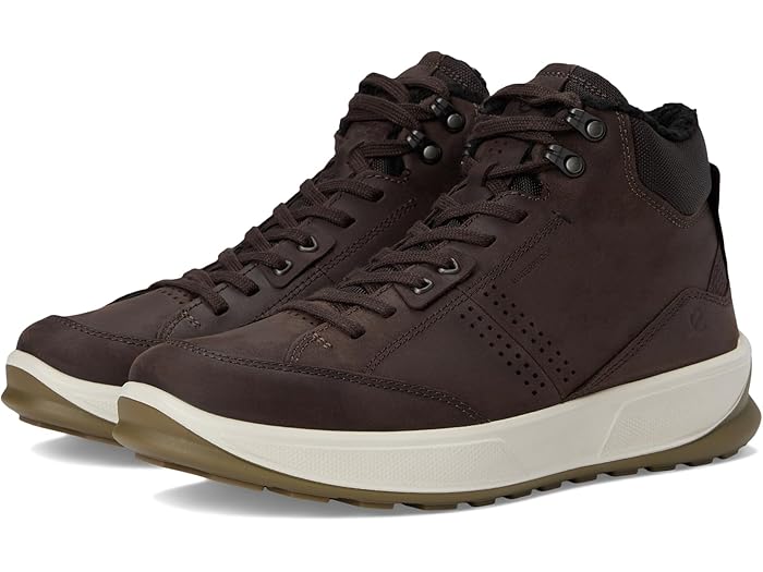 (取寄) エコー メンズ バイウェイ 2.0 ウォータープルーフ レース-アップ ブーツ ECCO men Byway 2.0 Waterproof Lace-up Boot Mocha Oiled Nubuck