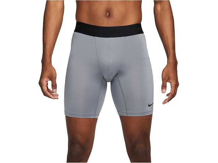 (取寄) ナイキ メンズ プロ ドライ-フィット ロング ショーツ Nike men Pro Dri-FIT Long Shorts Smoke Grey/Black