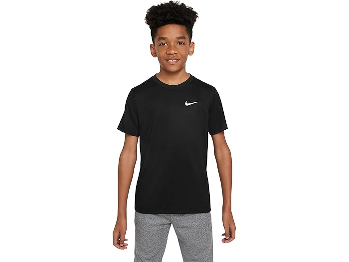 (取寄) ナイキ キッズ キッズ ドライ-フィット レジェンド ティー スウォッシュ Lbr (リトル キッド/ビッグ キッド) Nike Kids kids Dri-FIT Legend Tee Swoosh LBR (Little Kid/Big Kid) Black