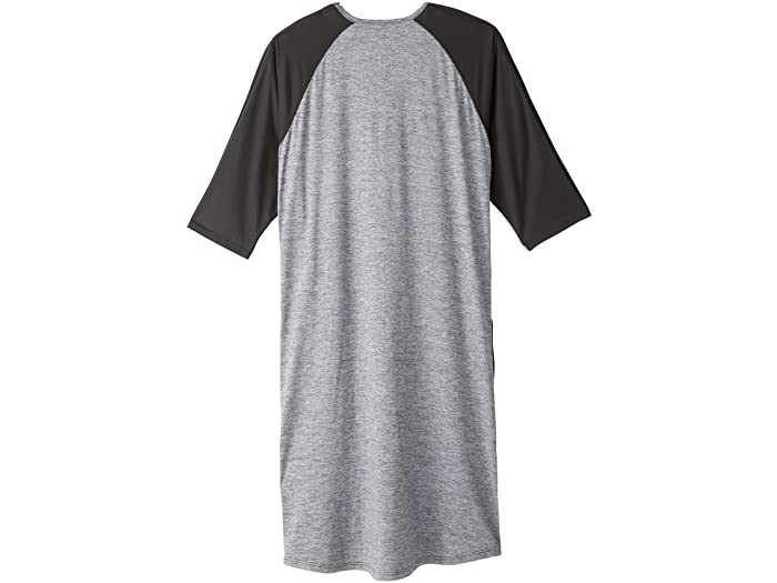 超ポイントバック祭】 取寄 シルバーツ レディース 614 サイド スナップス リカバリー ナイトガウン Silverts women Side  Snaps Recovery Nightgown Heather Gray Black www.signimage.com